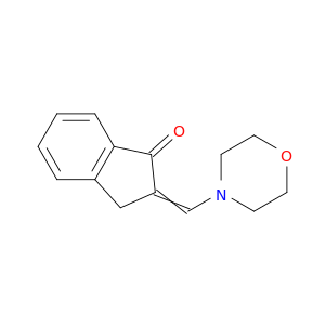 1H-Inden-1-one, 2,3-dihydro-2-(4-morpholinylmethylene)-