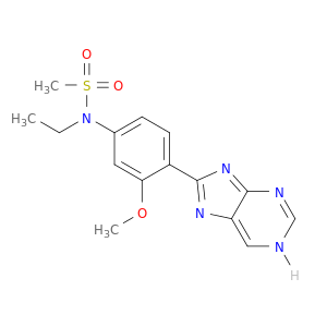 Methanesulfonamide, N-ethyl-N-[3-methoxy-4-(1H-purin-8-yl)phenyl]-