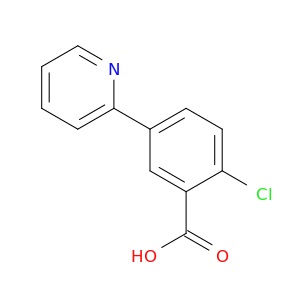 2-Chloro-5-(pyridin-2-yl)benzoic Acid
