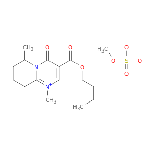 3-(butoxycarbonyl)-1,6-dimethyl-4-oxo-6,7,8,9-tetrahydro-4h-pyrido[1,2-a]pyrimidin-1-ium methyl sulfate