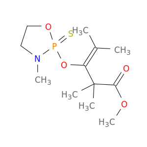 METHYL 2,2,4-TRIMETHYL-3-((3-METHYL-2-SULFIDO-1,3,2-OXAZAPHOSPHOLIDIN-2-YL)OXY)-3-PENTENOATE