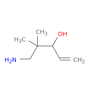1-Penten-3-ol, 5-amino-4,4-dimethyl-