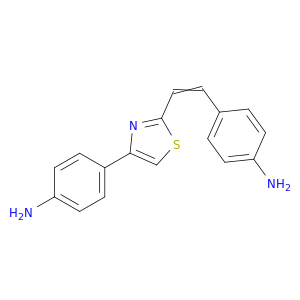 Benzenamine, 4-[2-[2-(4-aminophenyl)ethenyl]-4-thiazolyl]-