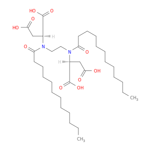 L-Aspartic acid, N,N'-1,2-ethanediylbis[N-(1-oxododecyl)-