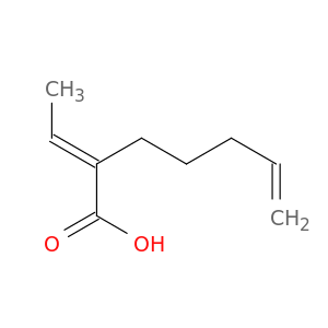6-Heptenoic acid, 2-ethylidene-, (E)-