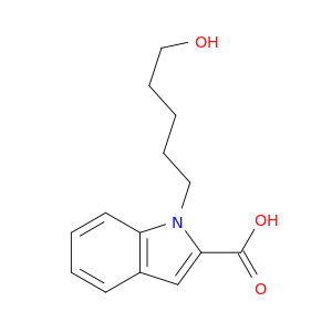 1H-Indole-2-carboxylic acid, 1-(5-hydroxypentyl)-