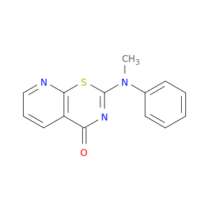 4H-Pyrido[3,2-e]-1,3-thiazin-4-one, 2-(methylphenylamino)-