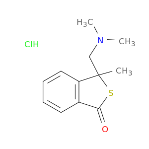 3-((DIMETHYLAMINO)METHYL)-3-METHYLBENZO[C]THIOPHEN-1(3H)-ONE HYDROCHLO RIDE
