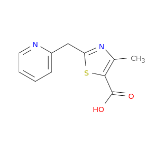 4-Methyl-2-(pyridin-2-ylmethyl)-1,3-thiazole-5-carboxylic Acid