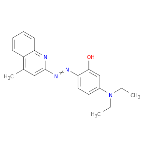 Phenol, 5-(diethylamino)-2-[(4-methyl-2-quinolinyl)azo]-
