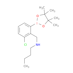 N-(2-氯-6-(4,4,5,5-四甲基-1,3,2-二氧硼杂环戊烷-2-基)苄基)丁-1-胺