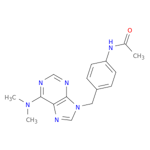 Acetamide,N-[4-[[6-(dimethylamino)-9H-purin-9-yl]methyl]phenyl]-
