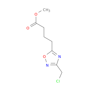 methyl 4-[3-(chloromethyl)-1,2,4-oxadiazol-5-yl]butanoate