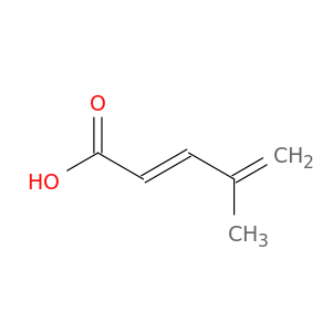 2,4-Pentadienoic acid, 4-methyl-, (E)-