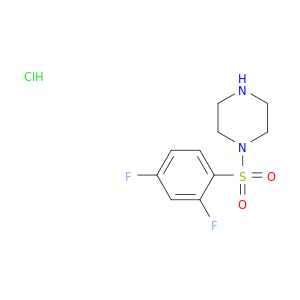 1-(2,4-difluorobenzenesulfonyl)piperazine hydrochloride