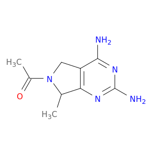 Ethanone,1-(2,4-diamino-5,7-dihydro-7-methyl-6H-pyrrolo[3,4-d]pyrimidin-6-yl)-