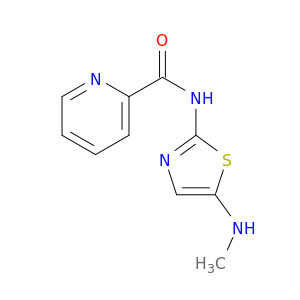 2-Pyridinecarboxamide, N-[5-(methylamino)-2-thiazolyl]-