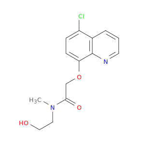 Acetamide, 2-[(5-chloro-8-quinolinyl)oxy]-N-(2-hydroxyethyl)-N-methyl-