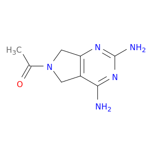 1-(3,5-diamino-2,4,8-triazabicyclo[4.3.0]nona-2,4,10-trien-8-yl)ethanone