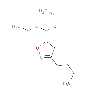Isoxazole, 3-butyl-5-(diethoxymethyl)-4,5-dihydro-