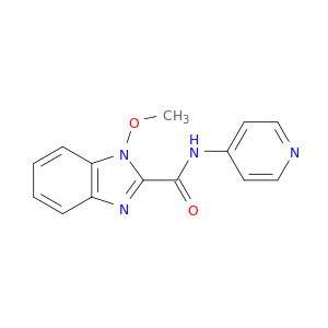 1H-Benzimidazole-2-carboxamide, methoxy-N-4-pyridinyl-
