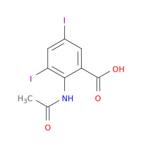 2-(乙酰氨基)-3,5-二碘苯甲酸