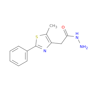 4-Thiazoleacetic acid,5-methyl-2-phenyl-, hydrazide