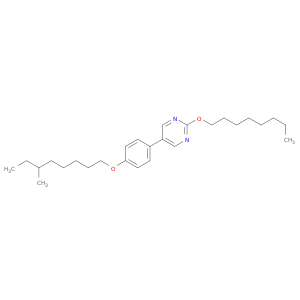 Pyrimidine, 5-[4-[(6-methyloctyl)oxy]phenyl]-2-(octyloxy)-
