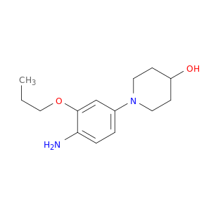 1-(4-amino-3-propoxyphenyl)piperidin-4-ol