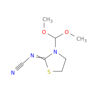 Cyanamide, [3-(dimethoxymethyl)-2-thiazolidinylidene]-