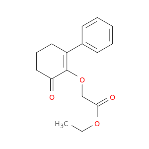 Acetic acid, [(6-oxo-2-phenyl-1-cyclohexen-1-yl)oxy]-, ethyl ester