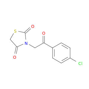 2,4-Thiazolidinedione, 3-[2-(4-chlorophenyl)-2-oxoethyl]-