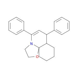 Oxazolo[2,3-j]quinoline, 2,3,7,7a,8,9,10,11-octahydro-5,7-diphenyl-
