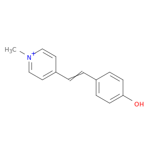Pyridinium, 4-[2-(4-hydroxyphenyl)ethenyl]-1-methyl-
