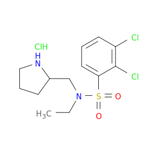 2,3-二氯-N-乙基-N-吡咯烷-2-基甲基-苯磺酰胺盐酸盐