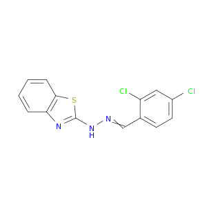 2,4-DICHLOROBENZALDEHYDE 2-BENZOTHIAZOLYLHYDRAZONE