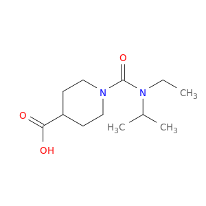 1-[Ethyl(propan-2-yl)carbamoyl]piperidine-4-carboxylic Acid