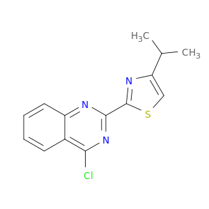 Quinazoline, 4-chloro-2-[4-(1-methylethyl)-2-thiazolyl]-