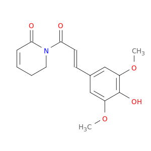 (E)-1-(3-(4-羟基-3,5-二甲氧基苯基)丙烯酰基)-5,6-二氢吡啶-2(1H)-酮
