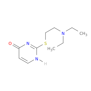 4(1H)-Pyrimidinone, 2-[[2-(diethylamino)ethyl]thio]-