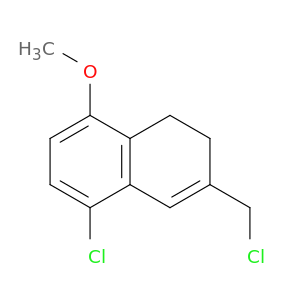 Naphthalene, 5-chloro-3-(chloromethyl)-1,2-dihydro-8-methoxy-