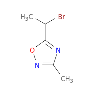 1,2,4-Oxadiazole, 5-(1-bromoethyl)-3-methyl-