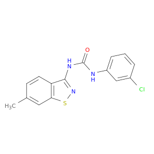 Urea,N-(3-chlorophenyl)-N'-(5-methyl-1,2-benzisothiazol-3-yl)-