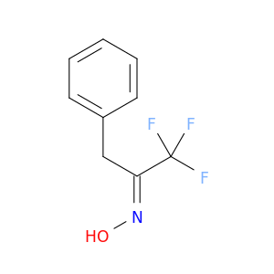 2-Propanone, 1,1,1-trifluoro-3-phenyl-, oxime, (E)-