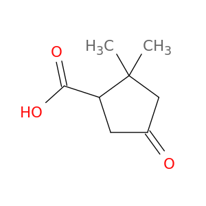 Cyclopentanecarboxylic acid, 2,2-dimethyl-4-oxo-