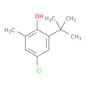 Phenol, 4-chloro-2-(1,1-dimethylethyl)-6-methyl-