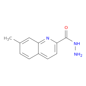 2-Quinolinecarboxylicacid, 7-methyl-, hydrazide