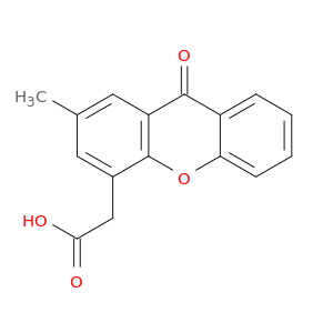 9H-Xanthene-4-acetic acid, 2-methyl-9-oxo-