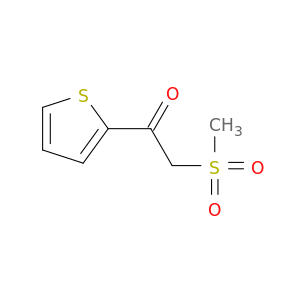 Ethanone, 2-(methylsulfonyl)-1-(2-thienyl)-