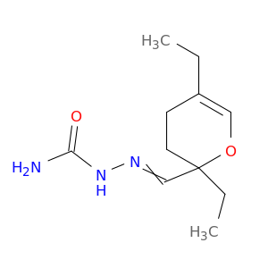 2,5-DIETHYL-3,4-DIHYDRO-2H-PYRAN-2-CARBOXALDEHYDE SEMICARBAZONE
